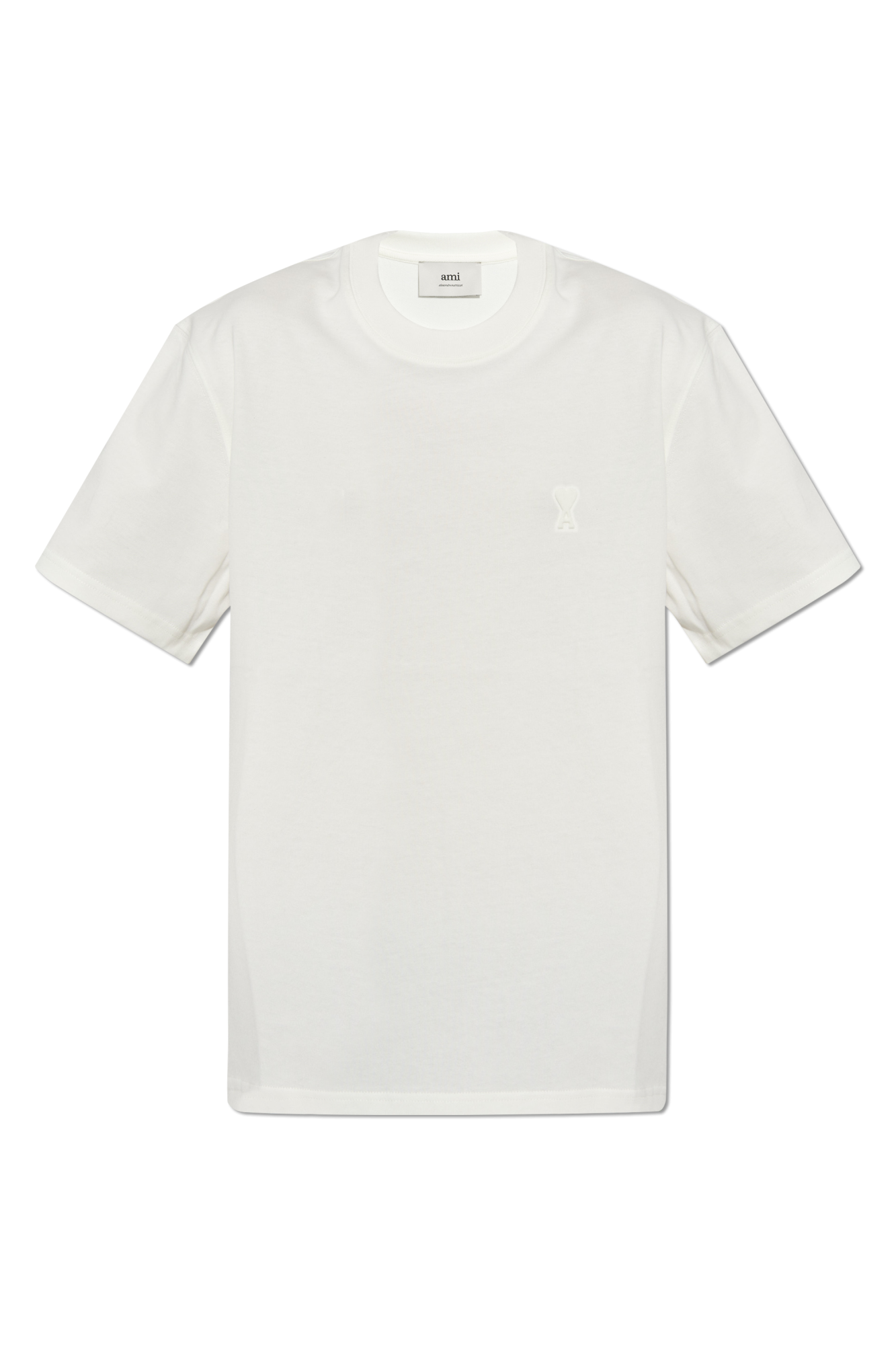 shirt with embossed logo Ami Alexandre Mattiussi - Grey